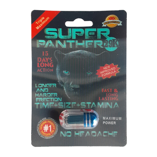 Super Panther 29k Single Pill 24pk per box