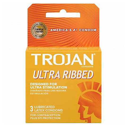 Trojan Ultra Ribbed 6pk